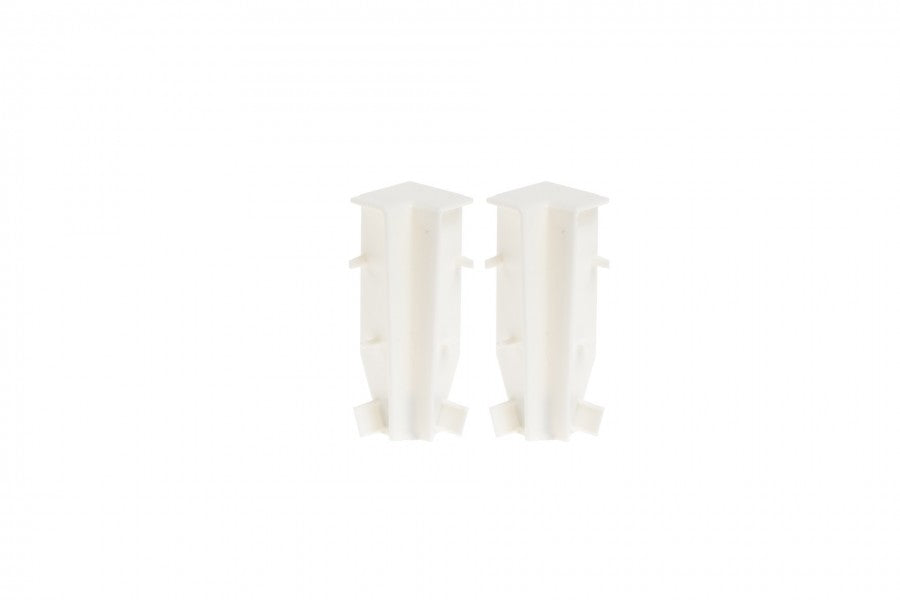 Internal corner for MASTERLINE skirting board 15x60mm 1 set = 2 pcs Cezar White RAL9003 Matt