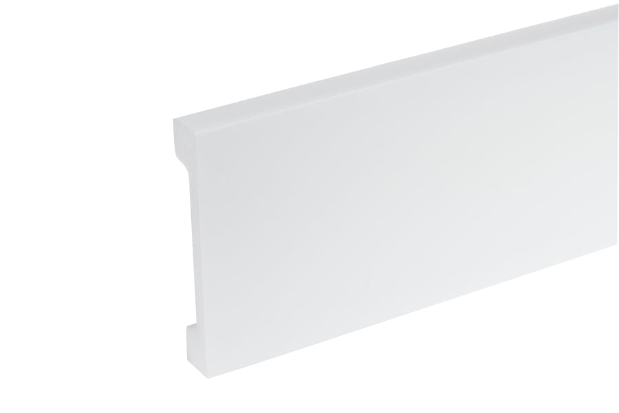 LPC-29 skirting board 99x16mm Cezar White RAL9003 Gloss 2.44m