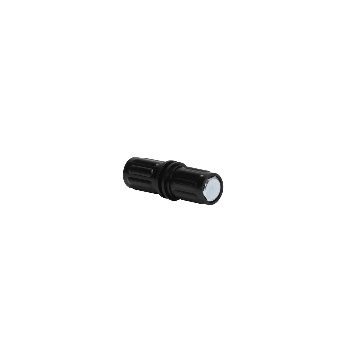 Łącznik prosty do rury okrągłej 16x1mm Cezar Czarny RAL9005 mat