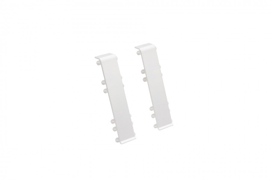 Łącznik do listwy przypodłogowej Hi Line 23,4x75mm 1kpl=2szt Cezar Biały RAL9003 Połysk