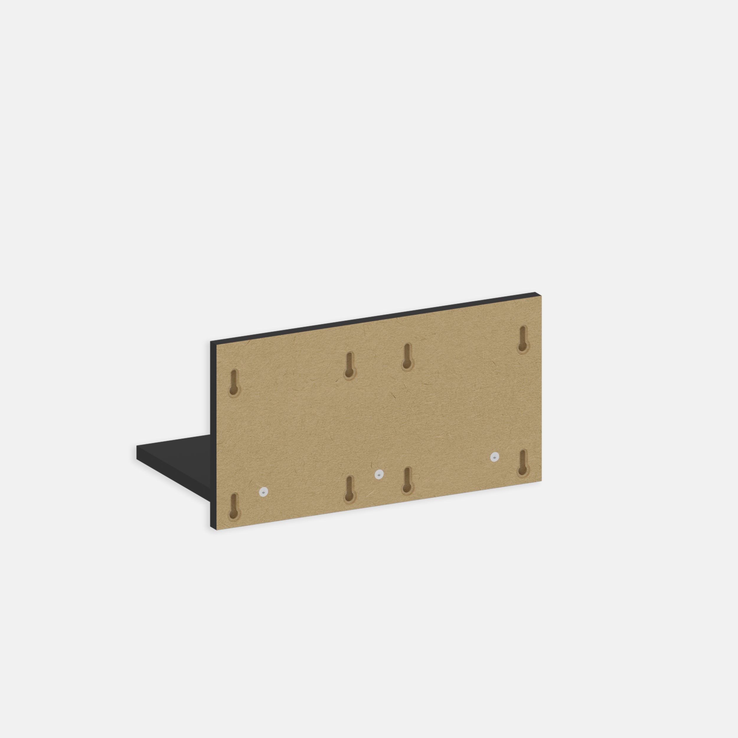 CLICKform półka 360mm MURSO Czarny RAL9005 Mat