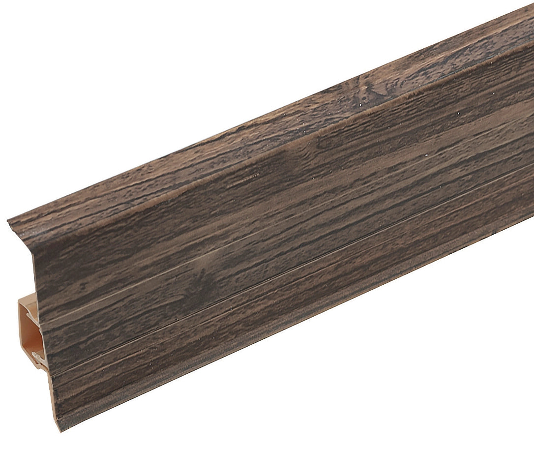 Listwa przypodłogowa PVC Cezar60 20x60mm Cezar Dąb Porter Ciemny Mat 2,50m