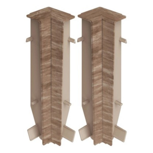 Internal corner for MASTERLINE skirting board 13x80mm 1 set = 2 pcs Cezar Tea brown Mat
