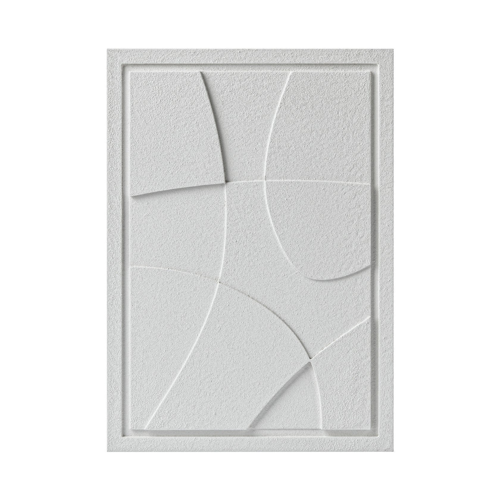 Wall Decor 500x700x18mm ABSTRACT 1 MURSO Bianco