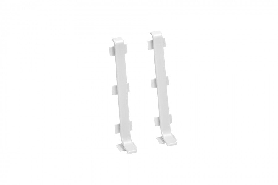 Łącznik do listwy przypodłogowej LP80 cokołowa 80mm 1kpl=2szt Cezar Biały RAL9003 Mat