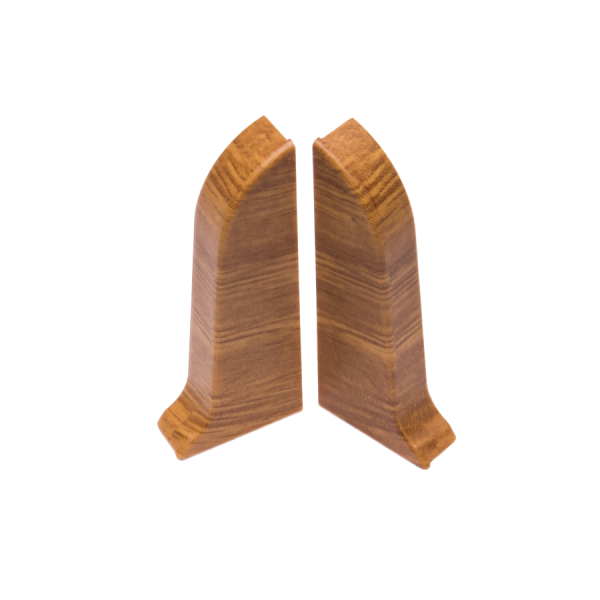End caps for Classic skirting board 22x59mm 1 set = 2 pcs (L+R) Cezar Piast Oak Matt