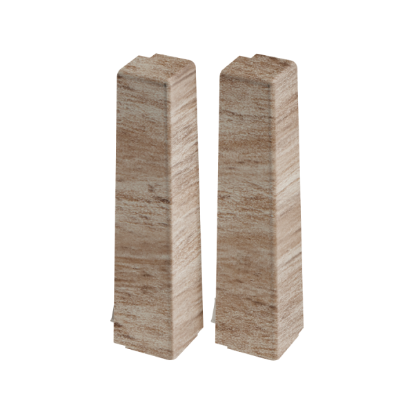 External corner for MASTERLINE skirting board 13x80mm 1 set = 2 pcs Cezar Pacyfik Mat