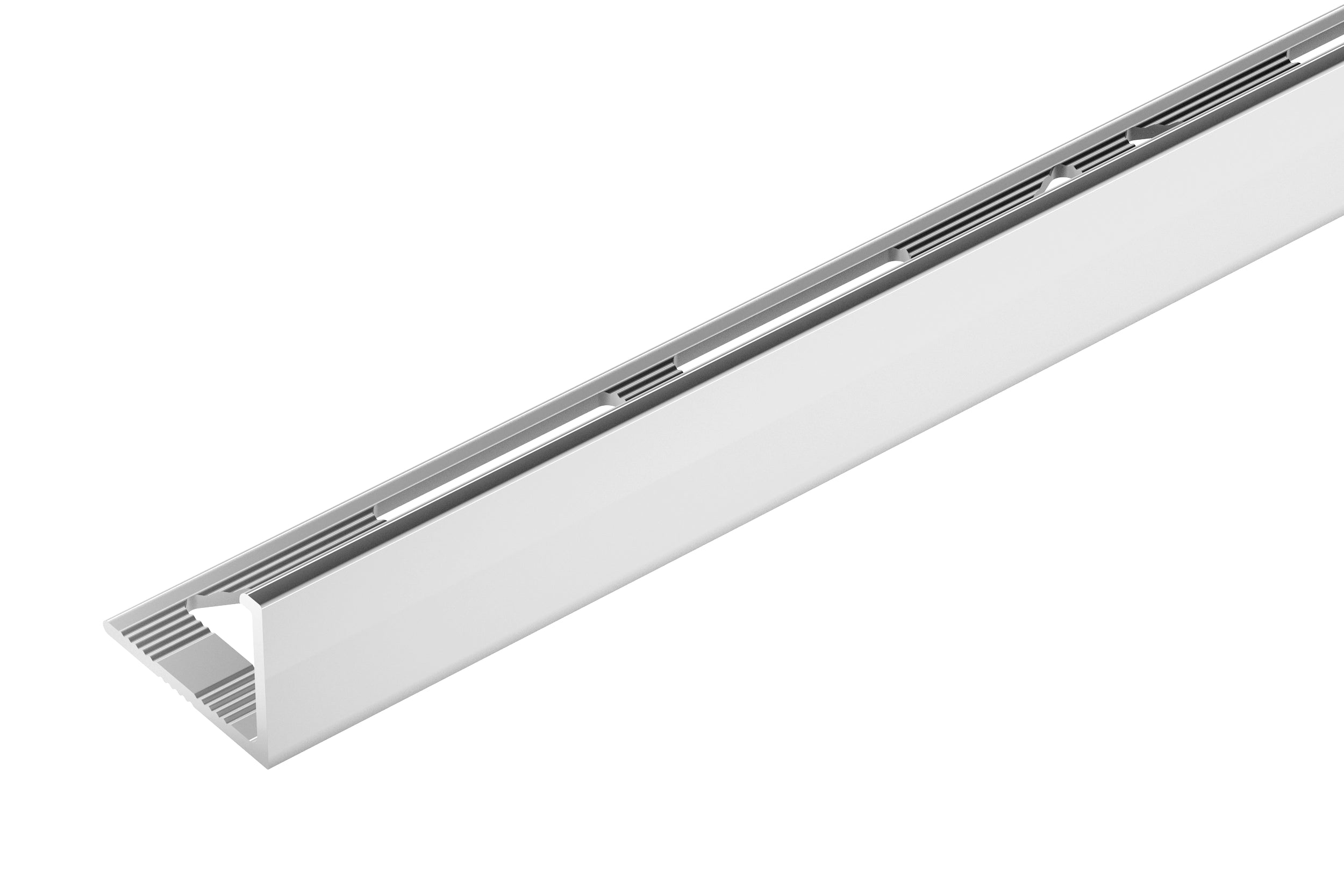 Profil do glazury aluminiowy narożny 15mm Cezar Połysk 2,50m