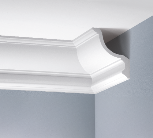 Listwa gzymsowa gładka LGG-18 Cezar Biała 2,40m