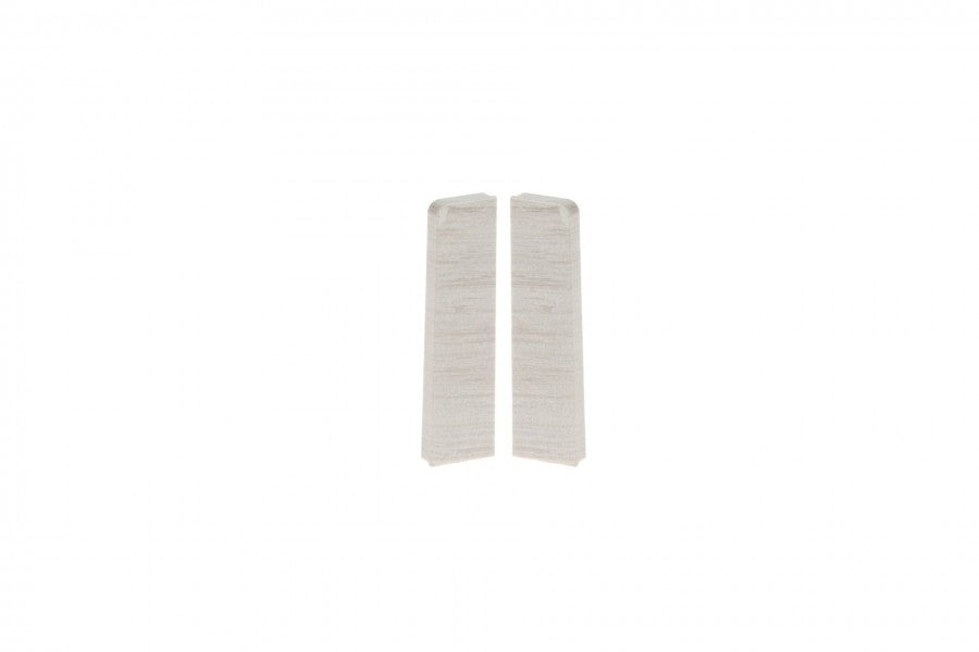 End caps for MASTERLINE skirting board 15x60mm 1 set = 2 pcs (L+R) Cezar Morgins Pine Mat