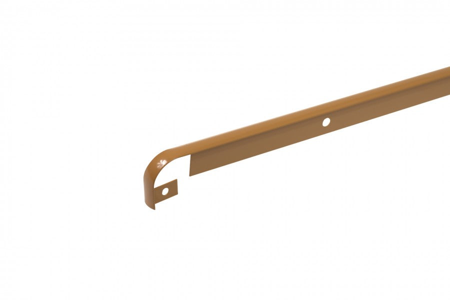 Listwa do blatu aluminiowa szczelinowa 28mm Cezar Buk RAL3030 Połysk 0,60m