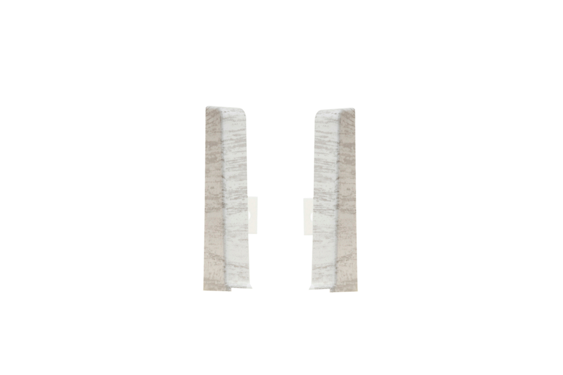 Zaślepki do listwy przypodłogowej Cezar60 20x60mm 1kpl=2szt(L+P) Cezar Maestro Świerk Mat