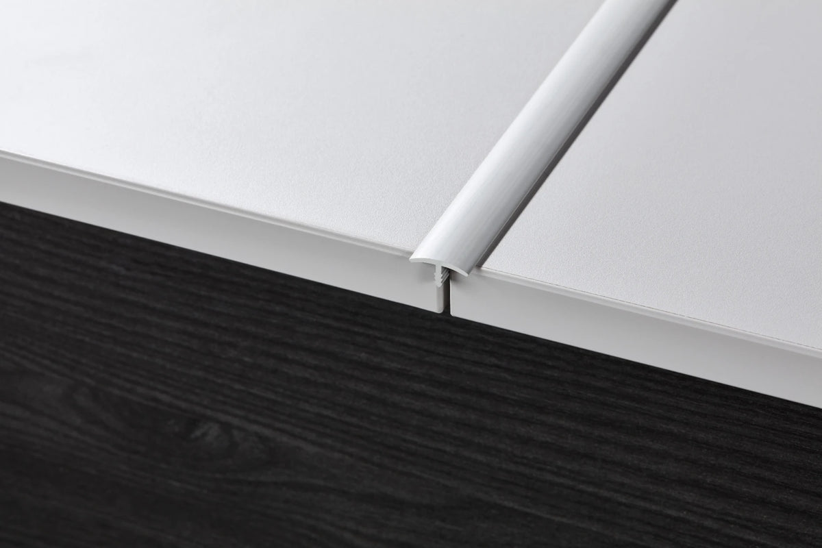 PVC joint profile 17mm Cezar White RAL9003 Matt 2.75m