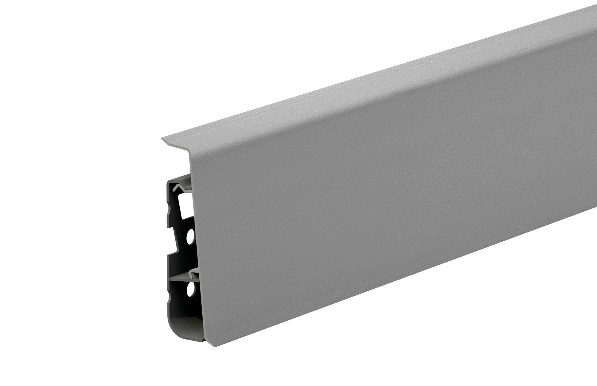 Listwa przypodłogowa PVC Hi Line Prestige 22x75mm Cezar Szary Mat 2,50m