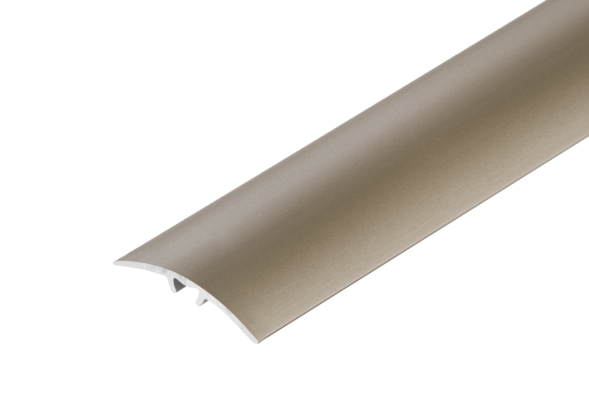 Aluminum threshold profile 30mm 5in1 Cezar Champagne Matt 1.86m
