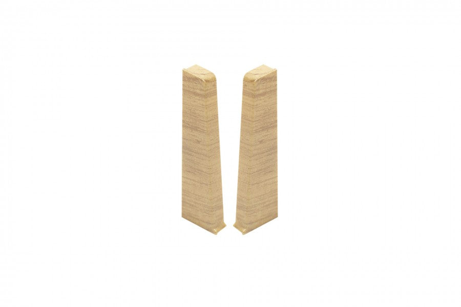 Zaślepki do listwy przypodłogowej Hi Line 23,4x75mm 1kpl=2szt(L+P) Cezar Dąb Pinia Jasna Mat