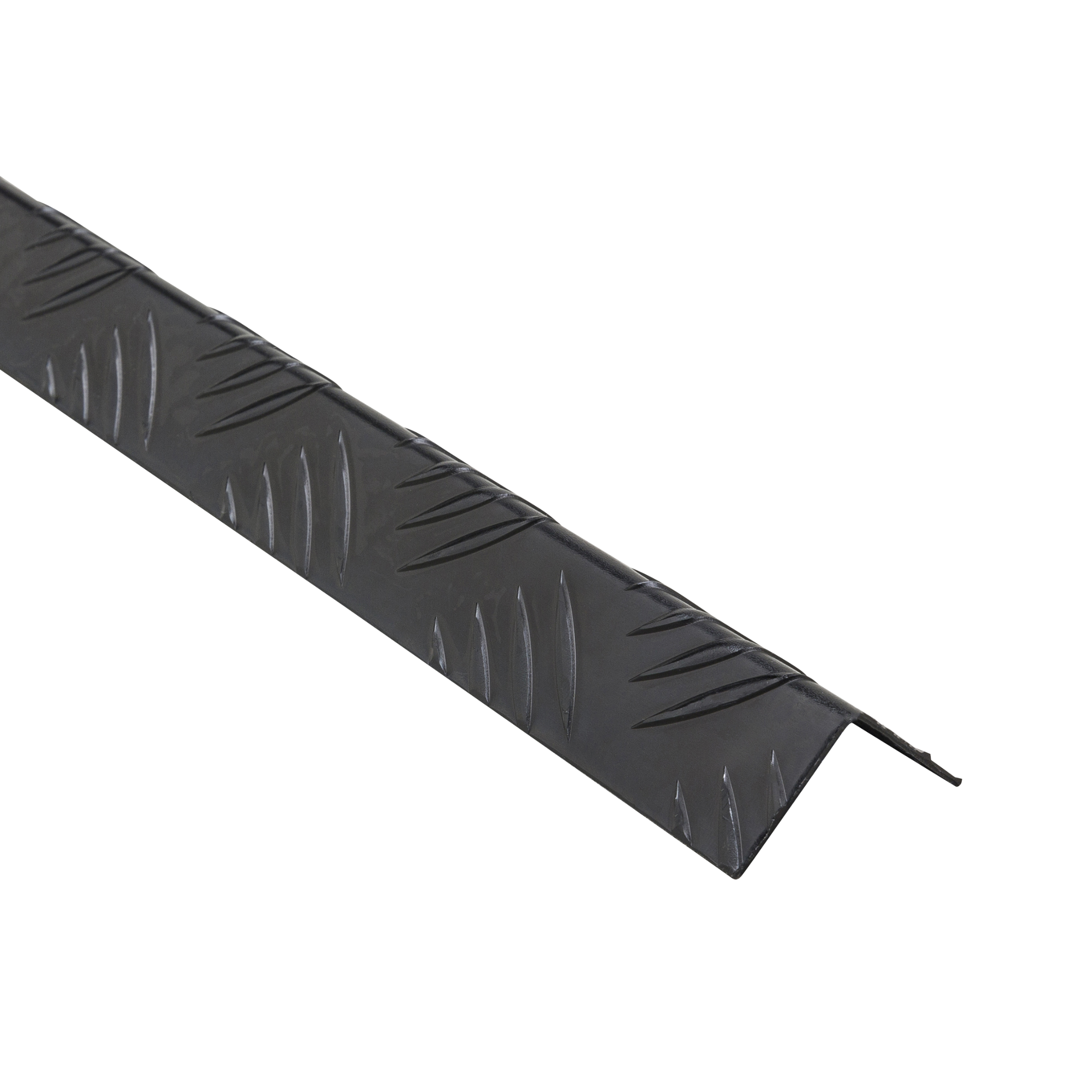 Kątownik aluminiowy schodowy 30x30x1,5mm Cezar Czarny mat 2,50m