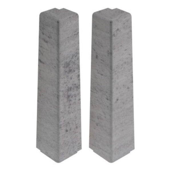 External corner for MASTERLINE skirting board 13x80mm 1 set = 2 pcs Cezar Greystone Mat