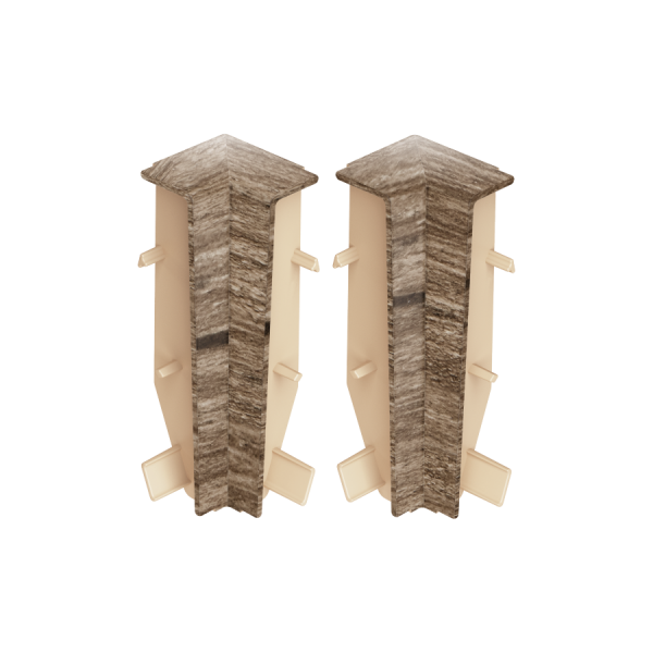 Internal corner for MASTERLINE skirting board 15x60mm 1 set = 2 pcs Cezar Treviso Mat