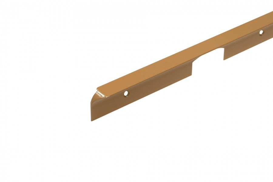 Listwa do blatu aluminiowa kątowa 28mm Cezar Buk RAL3030 Połysk 0,625m