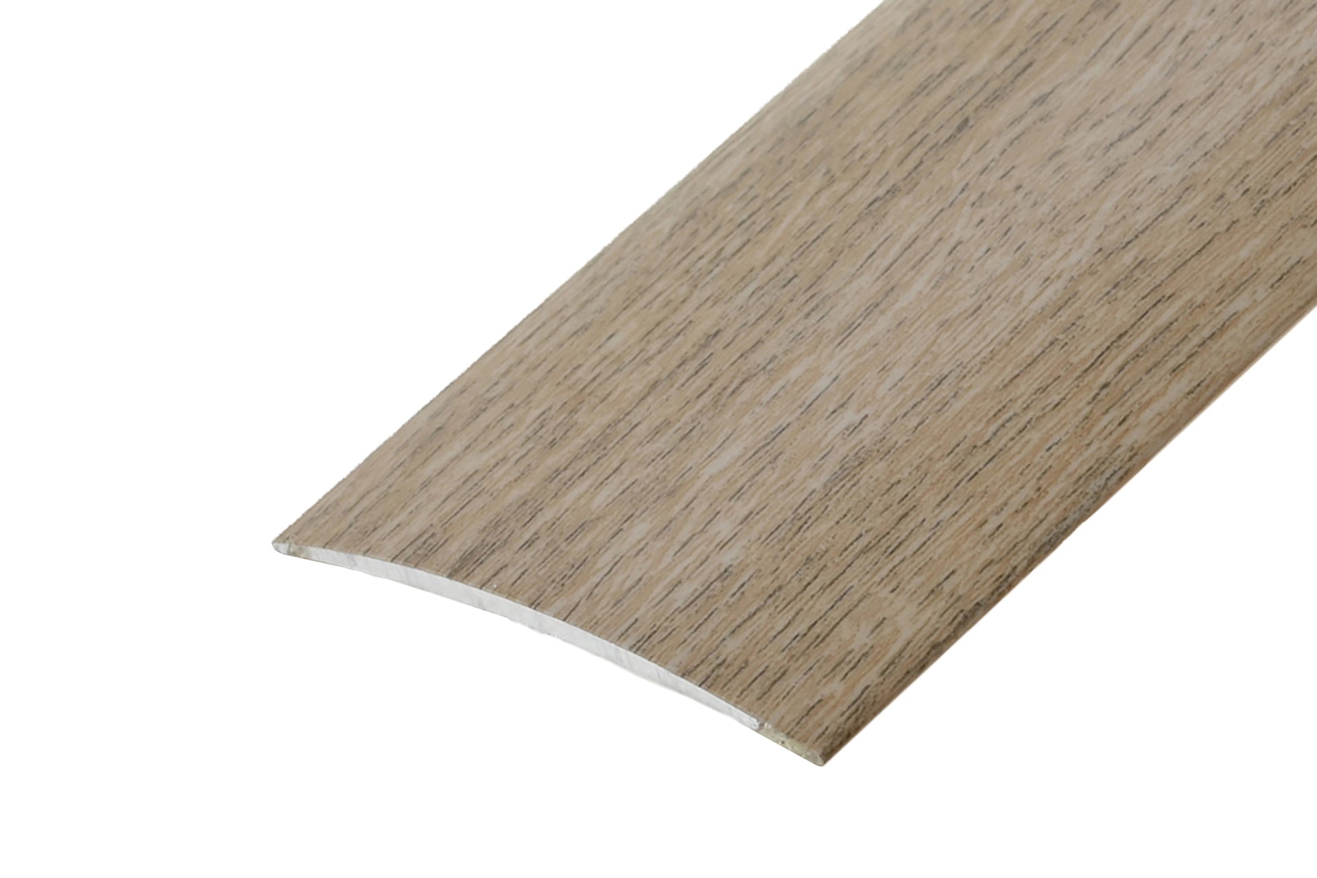 Oval aluminum threshold profile 60x5.1mm glued Cezar Light Oak Matte 1m
