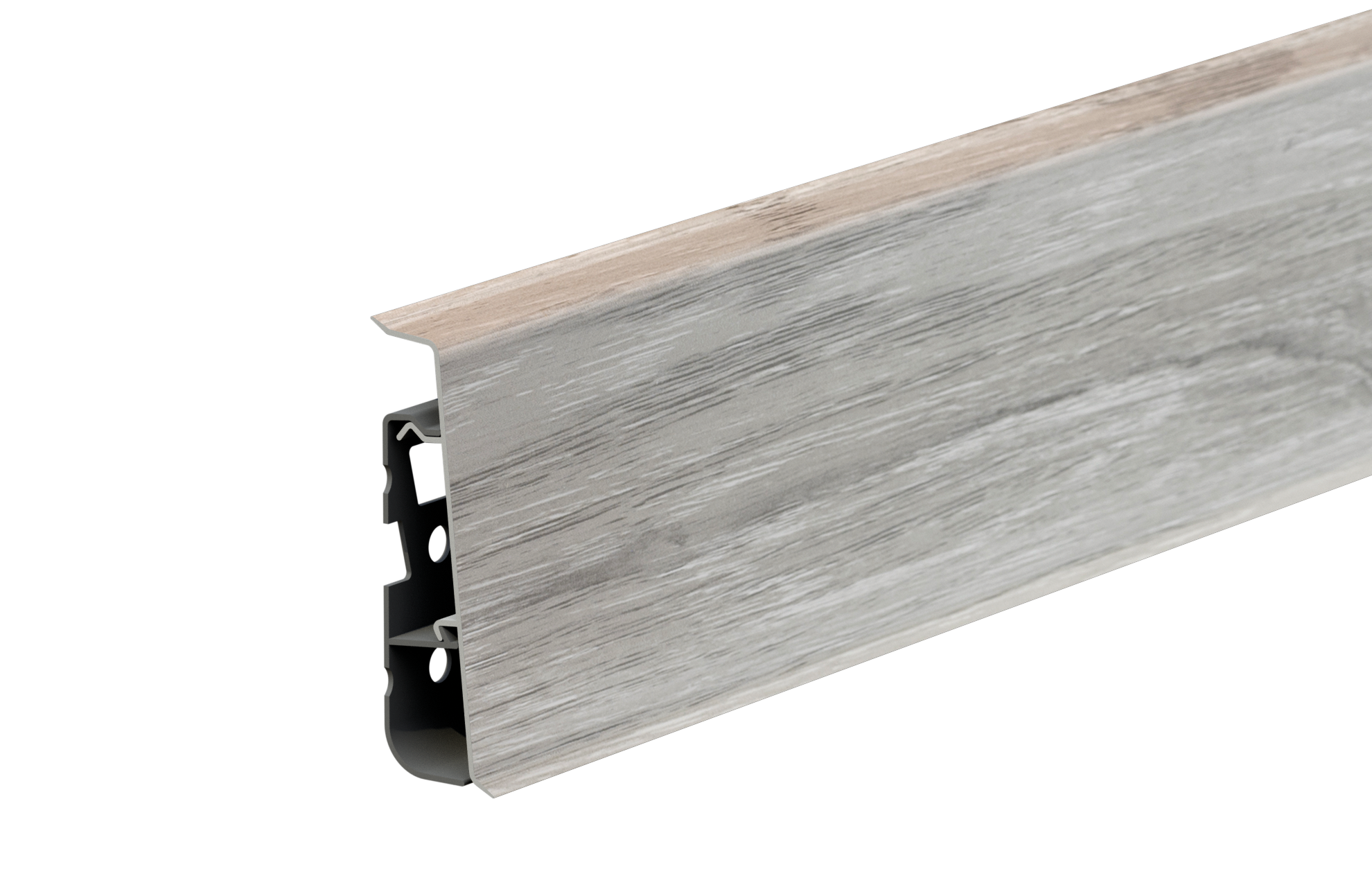 Listwa przypodłogowa PVC Hi Line Prestige 22x75mm Cezar Islandia Mat 2,50m