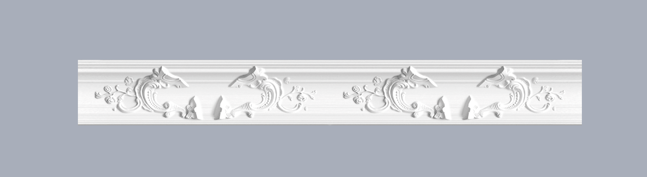 Listwa gzymsowa zdobiona LGZ-17 Cezar Biała 2,44m