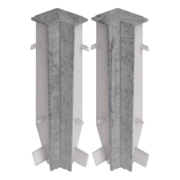 Narożnik wewnętrzny do listwy przypodłogowej MASTERLINE 13x80mm 1kpl=2szt Cezar Greystone Mat