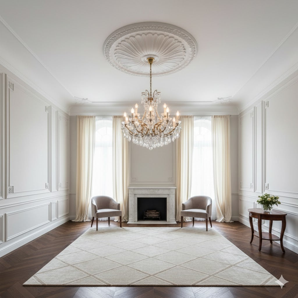 Rozeta 08 Cezar Biały