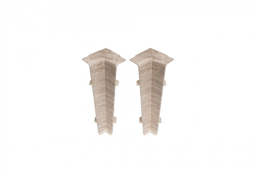 Narożnik wewnętrzny do listwy przypodłogowej Hi Line 23,4x75mm 1kpl=2szt Cezar Dąb Alcanta Mat