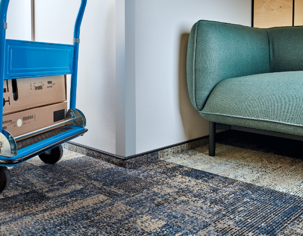 PVC corner bead 10x10x1.1mm Cezar Light Grey Matte 2.75m