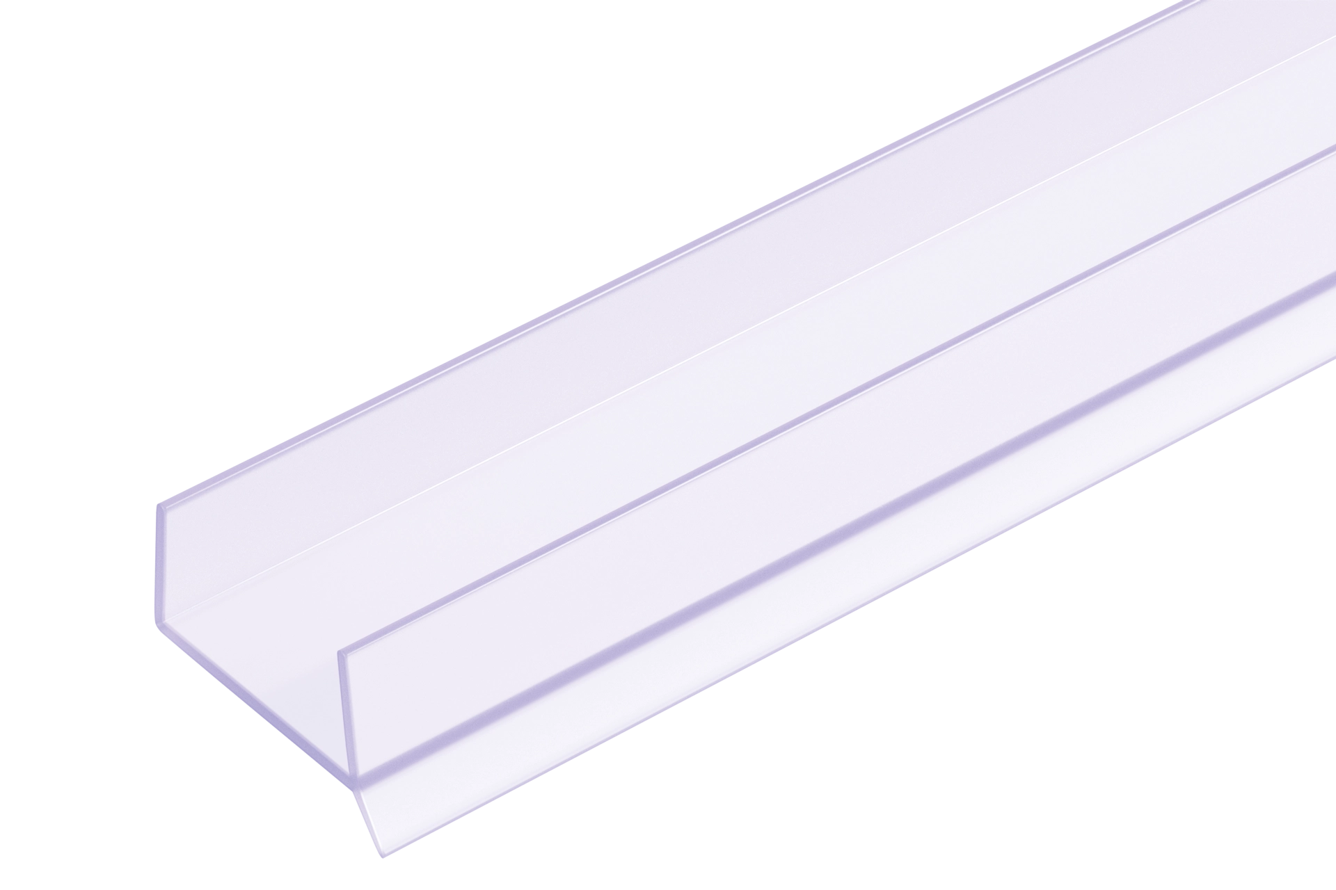 Uszczelka cokołowa 18-20mm PVC Cezar Transparentna Mat 3m