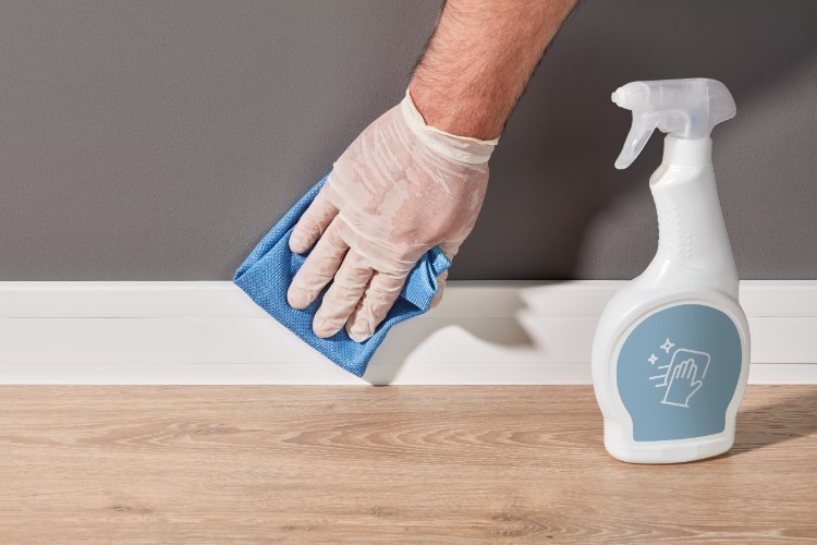 Listwa przypodłogowa PVC Hi Line 23,4x75mm Cezar Biały RAL9003 Mat 2,50m