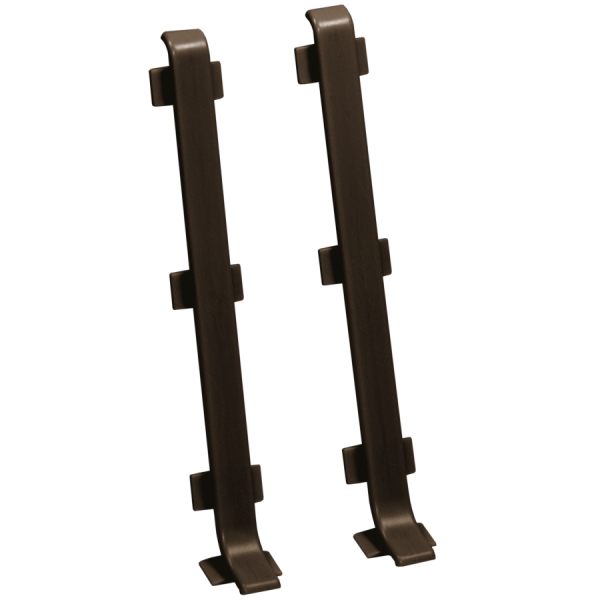 Connector for skirting board 100mm 1 set = 2 pcs Cezar Kawa El-Poler Brushed Gloss