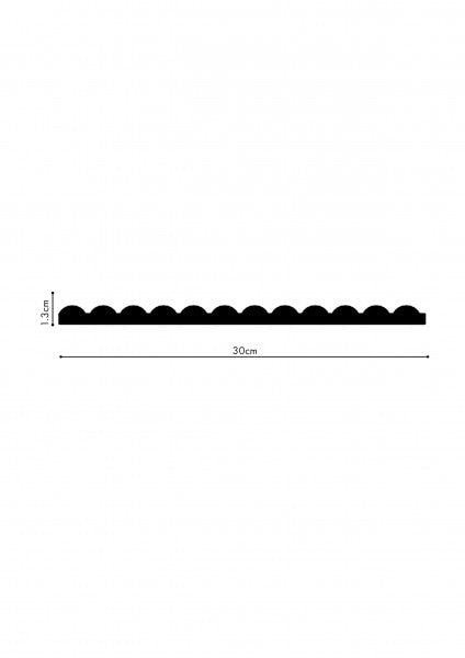 Panel ścienny LUMINO 300x13mm Cezar Biały Mat 2,70m