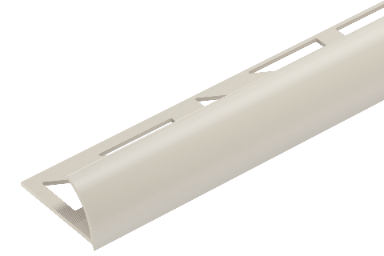 External PVC tile profile 10mm Cezar Light Beige Matte 2.50m