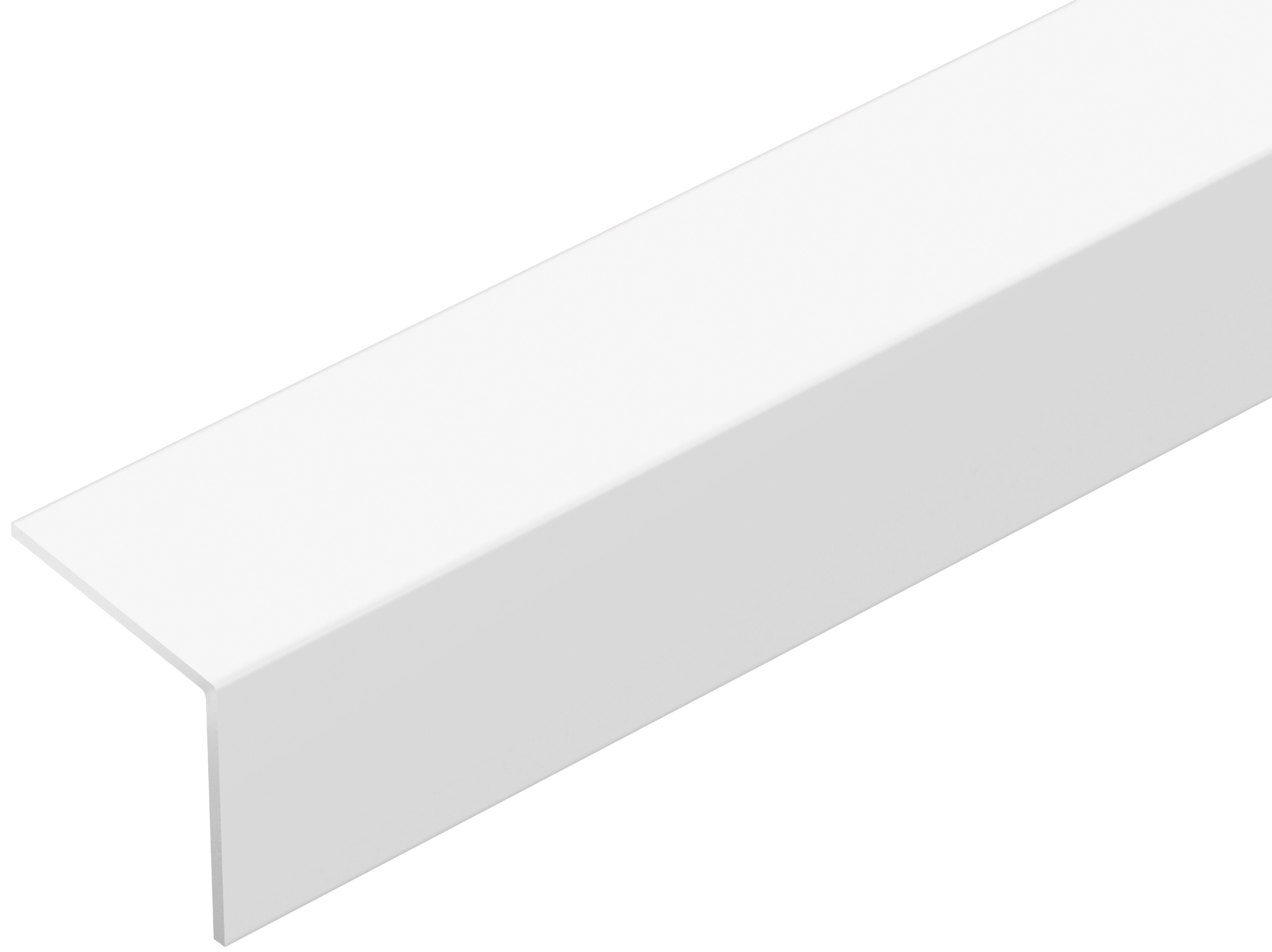 Kątownik aluminiowy 20x20x1mm Cezar Biały RAL9003 mat 2,50m