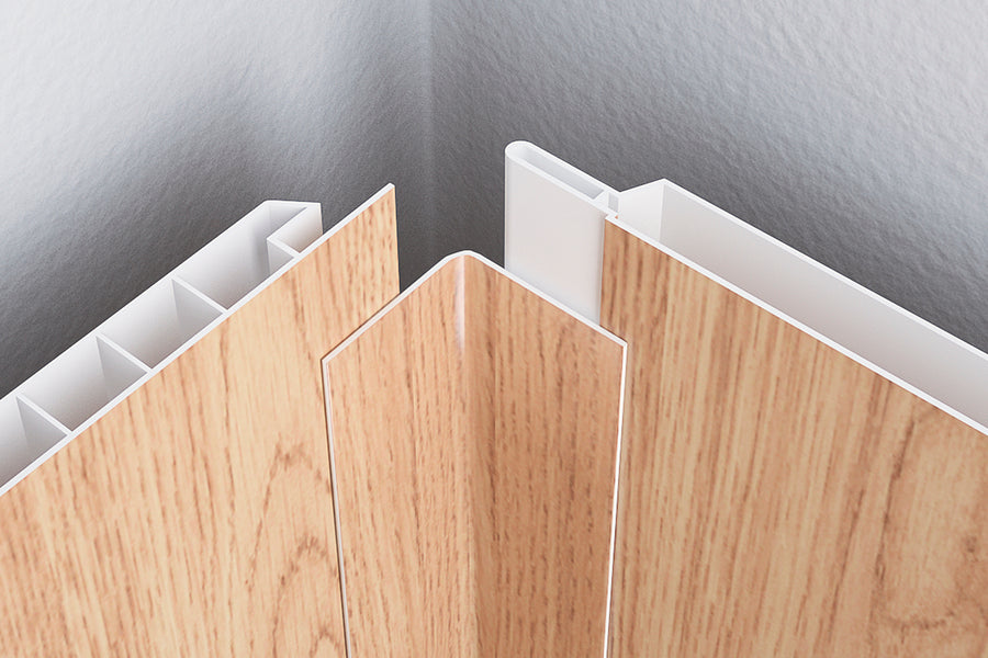 Elastyczny profil wykończeniowy Finish Flex PVC mat 52mm 3m Dąb Naturalny