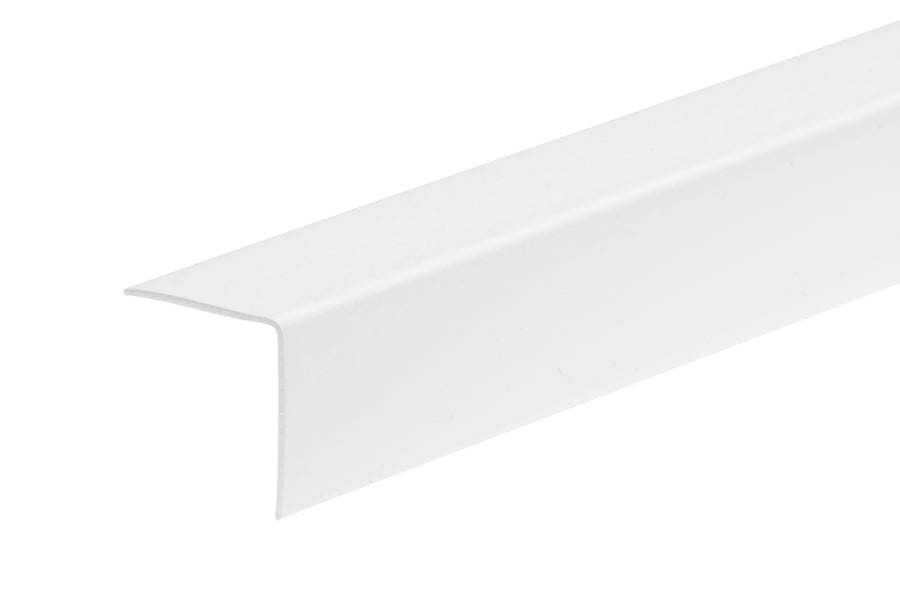 PVC profile angle 25x25x1.1mm glued L= 2.75m White