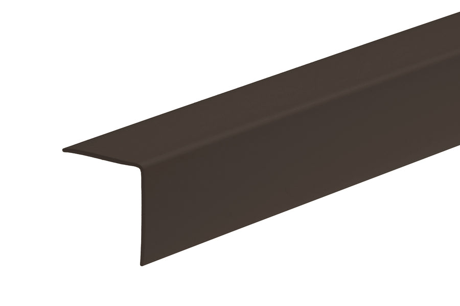 PVC profile angle 25x25x1.1mm L= 1.00m Brown 108