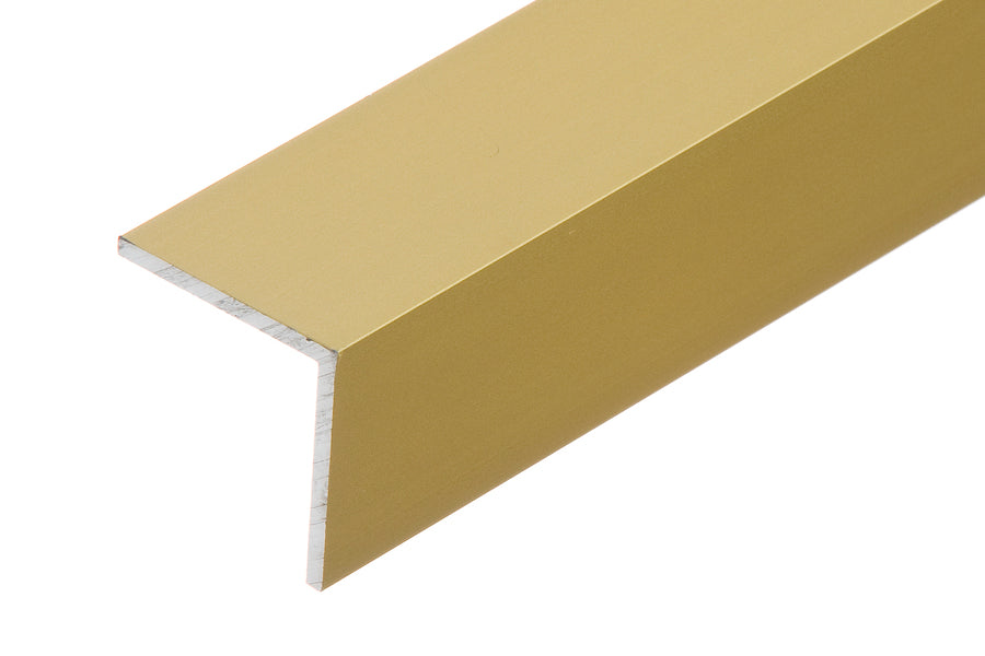 Protective profile angle aluminum anode 25x25x2mm 1m Gold