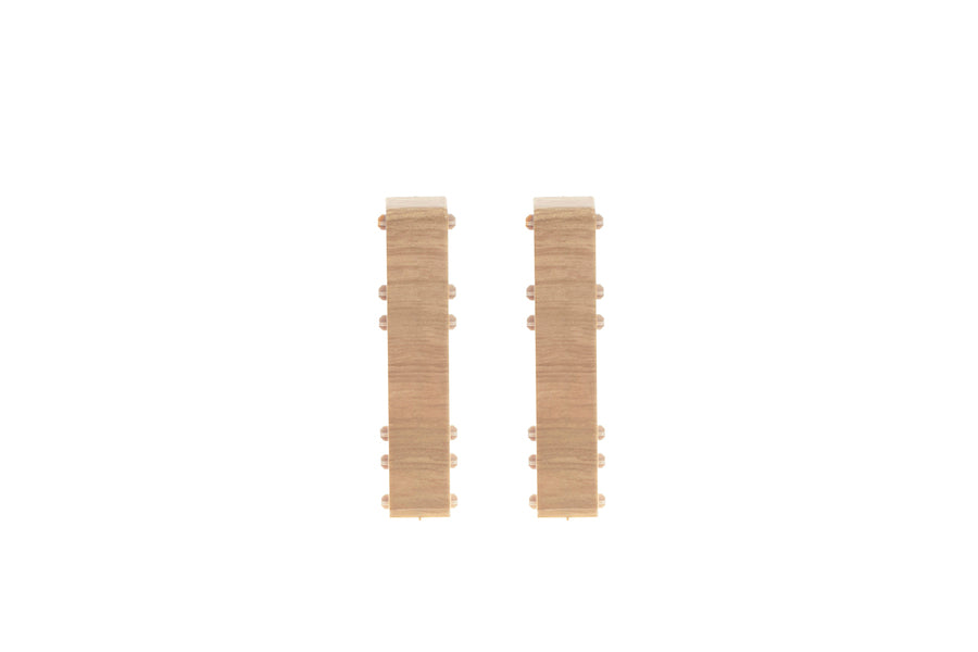 Connector for Hi-Line skirting board matt lemon 2 pcs.