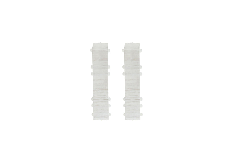 Connector for Hi-Line skirting board, matt Maple Patina, 2 pcs.