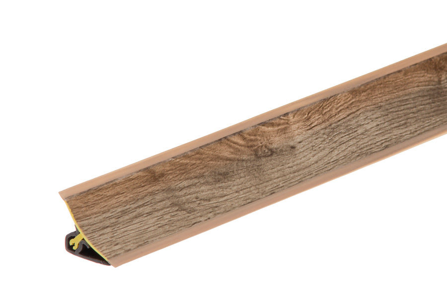 Широкая вогнутая планка для столешницы BL 33 мм ПВХ 3 м Setora Oak Gloss