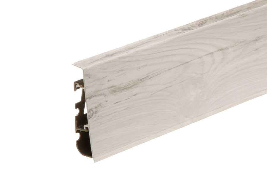 Hi-Line Prestige PVC Matt Skirting Board 75mm 2.5m Chillout Oak