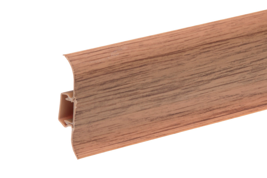 PVC Premium Classic skirting board 22x59mm L= 2.20m Canadian Oak Matt