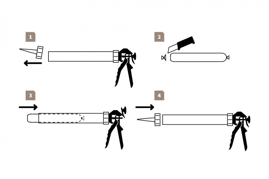 Wyciskacz pistolet do korka natryskowego masy uszczelniającej