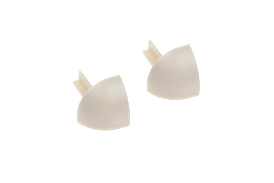 Narożnik CAPS do profilu zewętrznego do glazury 10mm Kość Słoniowa 2szt.