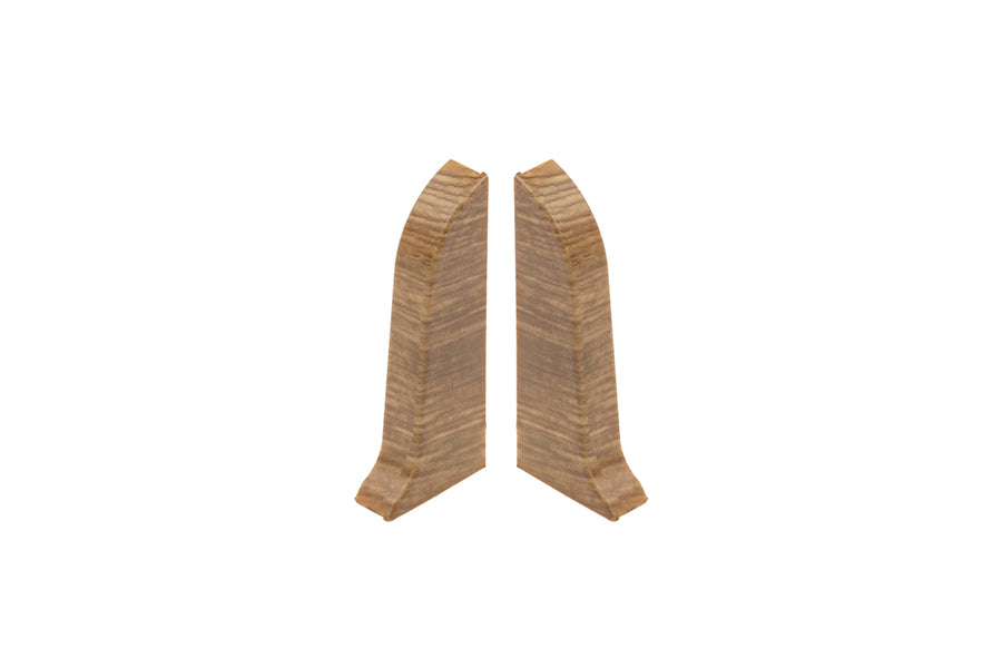 Левая и правая торцевые заглушки для плинтуса Premium Matte Newport Oak (2 шт.).