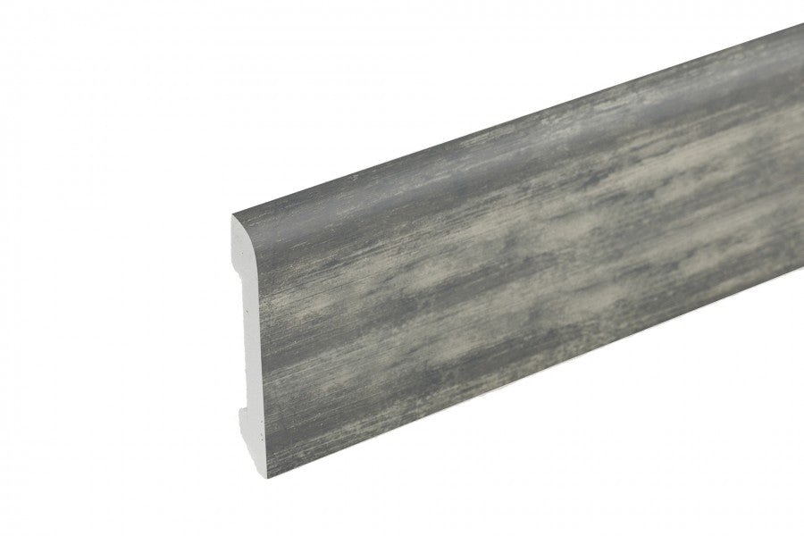 Listwa przypodłogowa LPC-11 Elegance laminat 78mm 2,44m Drewno Rustykalne Szare